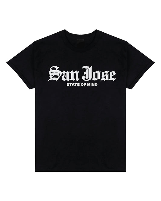 SAN JOSE STATE OF MIND "OLD ENGLISH" TEE [LIMITED EDITION]